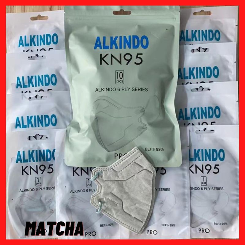 KN95 Pro ALKINDO  6 PLY Individual Pack Kemenkes AKL KN 95 isi 10 PCS 6Ply