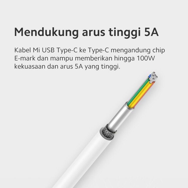 Xiaomi Mi USB Type-C To Type-C Cable Garansi Resmi Xiaomi Indonesia