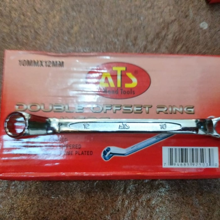 ATS kunci ring 10x12 mm box end wrench 10 x 12 ORIGINAL 10mm x 12mm