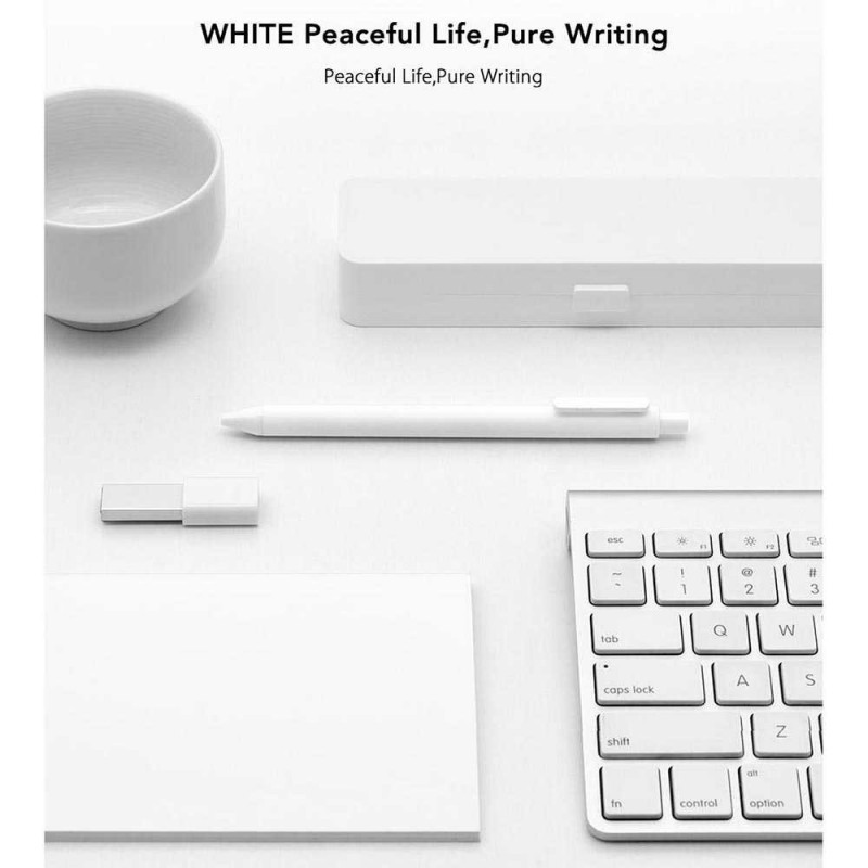 

10 Pulpen Hitam Premium Xiaomi Mijia Kacogreen Signing Gel Ink Pen Pena