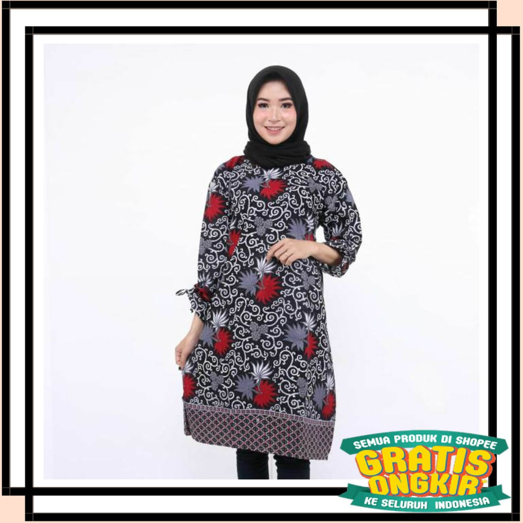 BATIK SEMARANG MURAH - TERBARU TERKINI / Atasan Batik Dolby Dolbi Dobby Doby Tenun Sutra Tulis