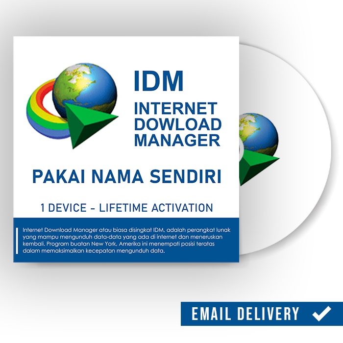 IDM Internet Download Manager PAKAI NAMA SENDIRI - Lifetime Pro Aplikasi pengelola unduhan 10000x lebih cepat untuk mengoptimalkan proses download manajer file pada komputer