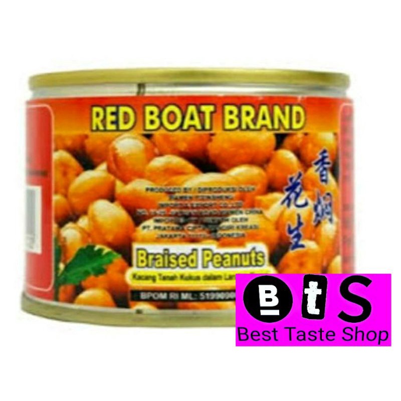 

Red Boat Brand Braised Peanuts 170gr Kacang Tanah Kukus Dalam Larutan Kaleng