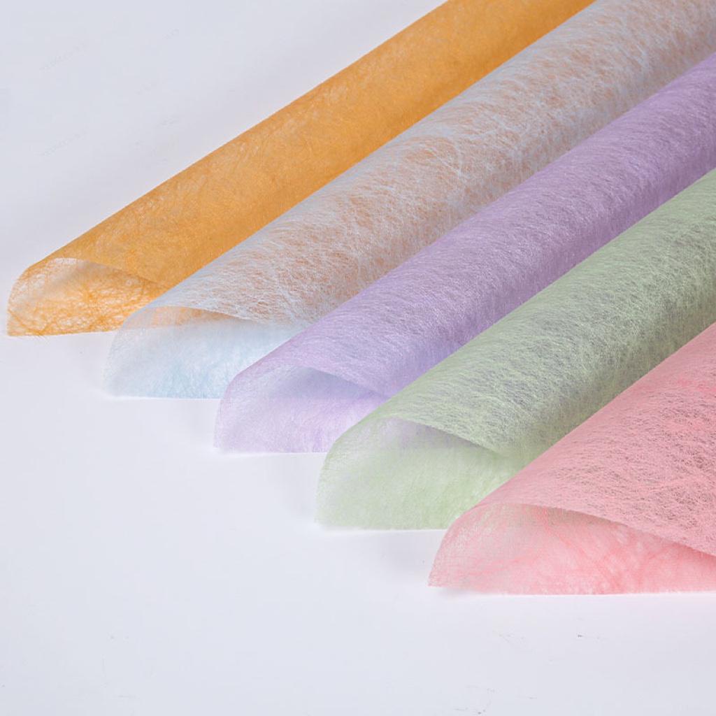 

UJS112 - 5Lembar-Kertas Bunga Buket Nonwoven/Kertas Buket Bunga Florist Cellophane/Flower Wrapping Paper