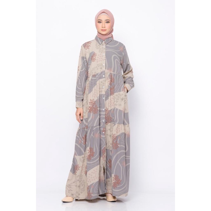 ZM Zaskia Mecca - Inara Cream Dress - Jelita Indonesia - Edisi Maluku