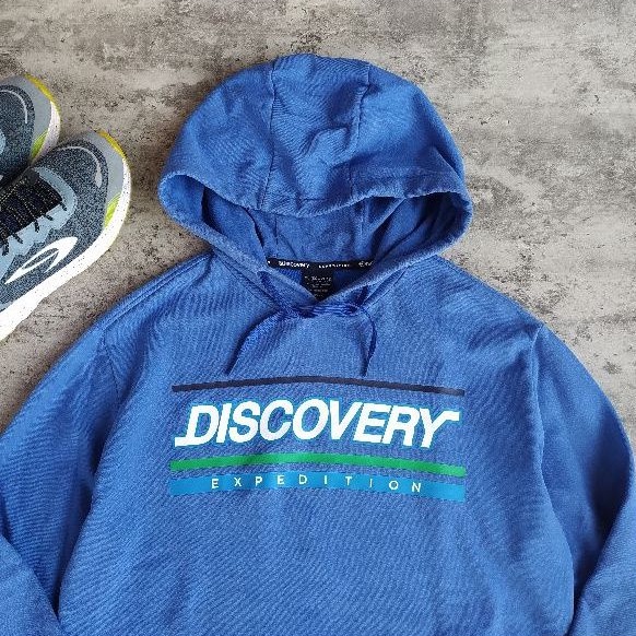 JAKET DISCOVERY BIRU PRELOVED ORIGINAL