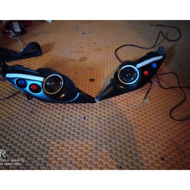 INNER CUSTOM MX OLD OJMX 135 DADA VARIASI LED LAMPU SENJA PNP
