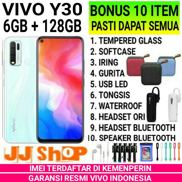 Vivo Y30 6 128 4 128 Garansi Resmi Vivo Shopee Indonesia