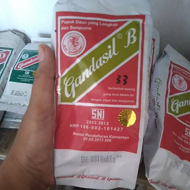 GANDASIL B 500GR /GANDASIL BUAH 500GR / PUPUK GANDASIL BUAH