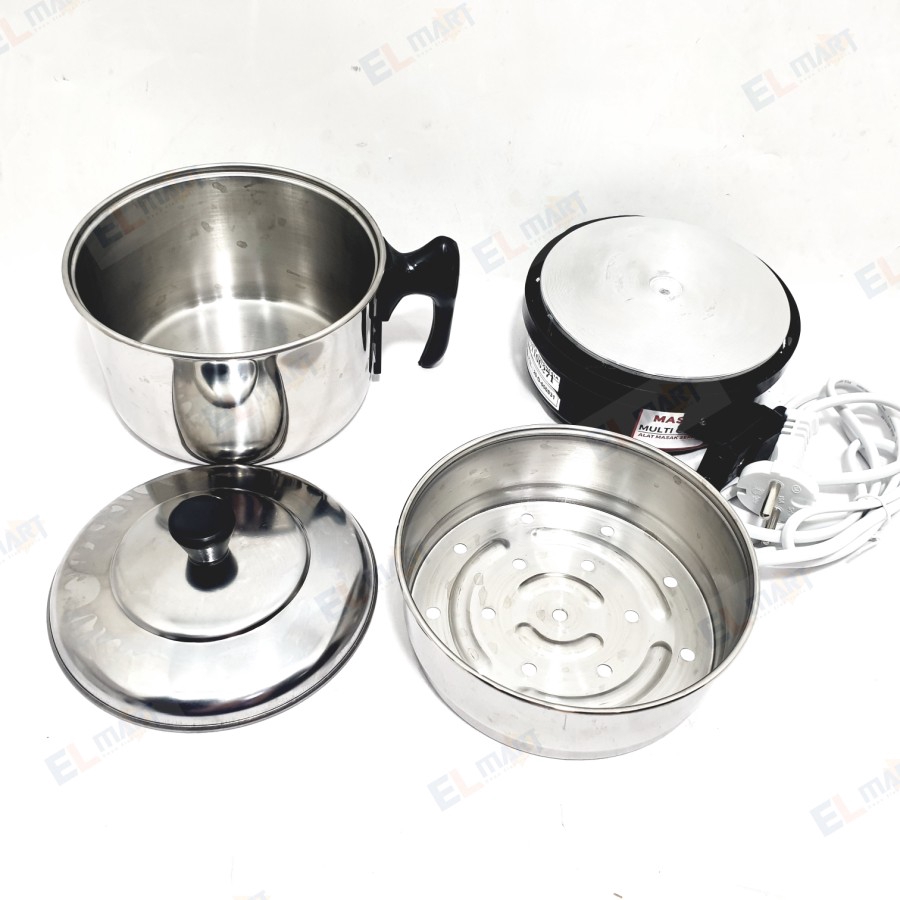 Mug Steamer Maspion Multi Electric Travel Cooker MEC 1750 - MEC1750 simpel original