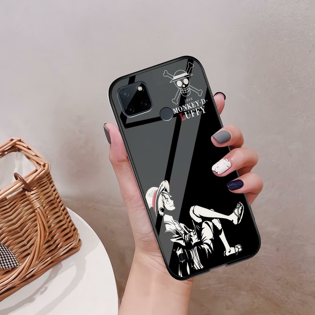 (GC 10) Softcase Kaca Realme C21Y - Kesing Kaca Realme C21Y - Case Cantik Realme C21Y - Case Kekinia