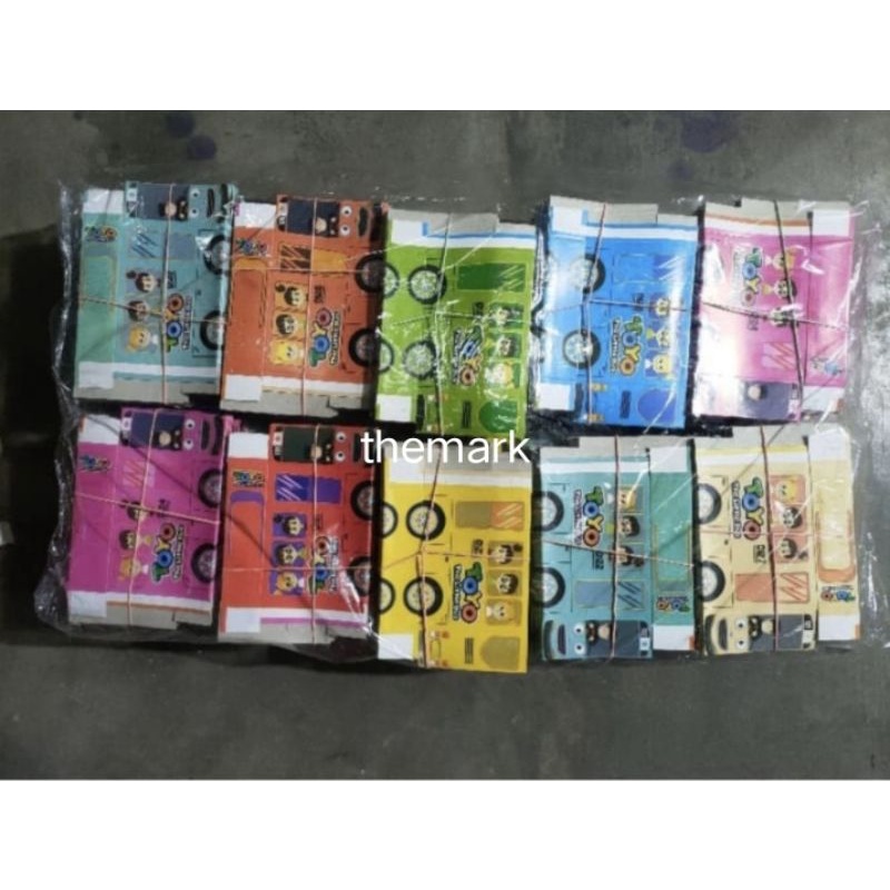 

Kotak Kado Tayo Sedang 9Cm × 14Cm isi 1000Pcs