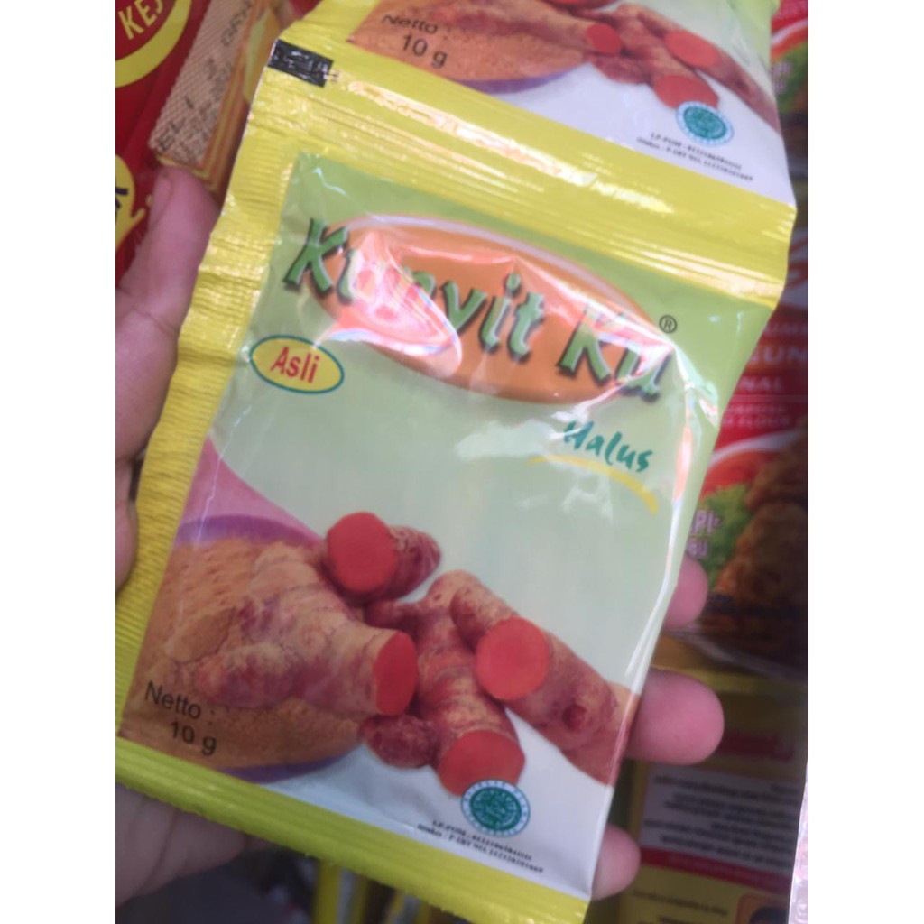 

kunyit ku bubuk halus sachet asli 10gr isi 12 sachet