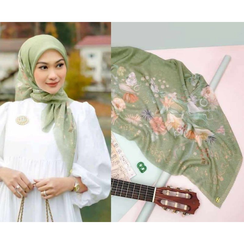 Ready the nada si voal Reguler  by buttonscarves,dubai series,signature monogram