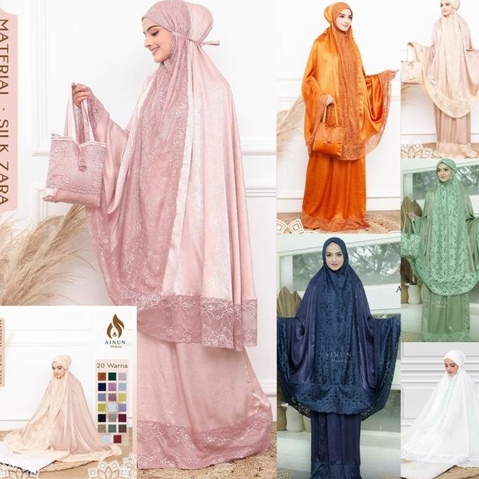 MUKENA ZARA PREMIUM MUKENA ZARA SILK PREMIUM MUKENA DEWASA AINUNMUKENA DFGF47524