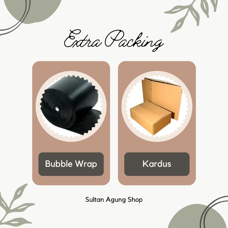 

Extra Packing Bubble Wrap/ Kardus