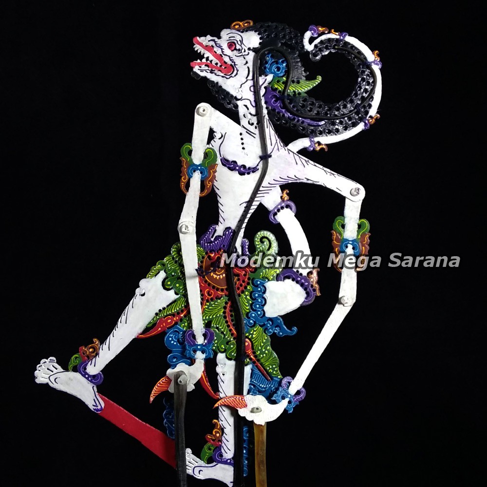 Souvenir Wayang Kulit Mini Caperan Super 20 Cm - Anoman Hanoman