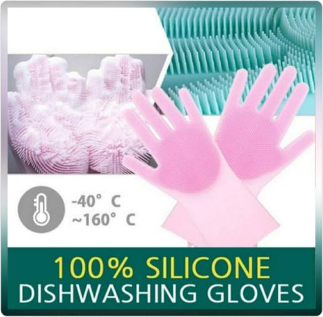 MAGIC SILICONE GLOVE SARUNG TANGAN CUCI PIRING SILIKON