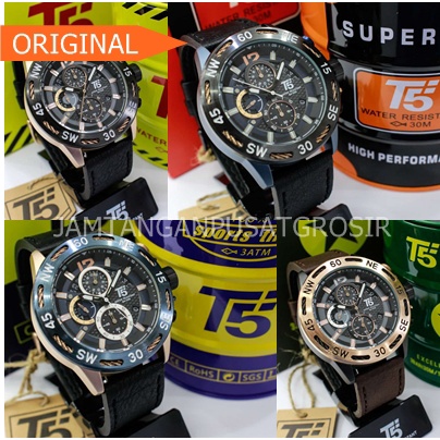 TERMURAH JAM TANGAN PRIA T5 H 3807G Original 3807 MURAH BAGUS TERBAIK WATER BERENANG