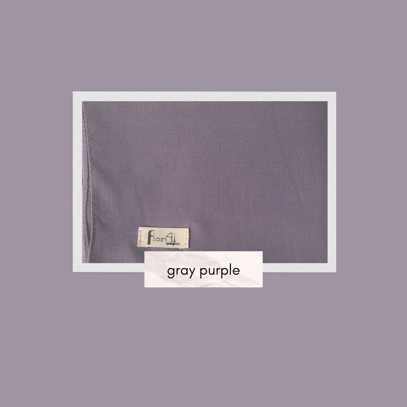 Qia Shawl Pashmina Voal Miracle-Purple Grey