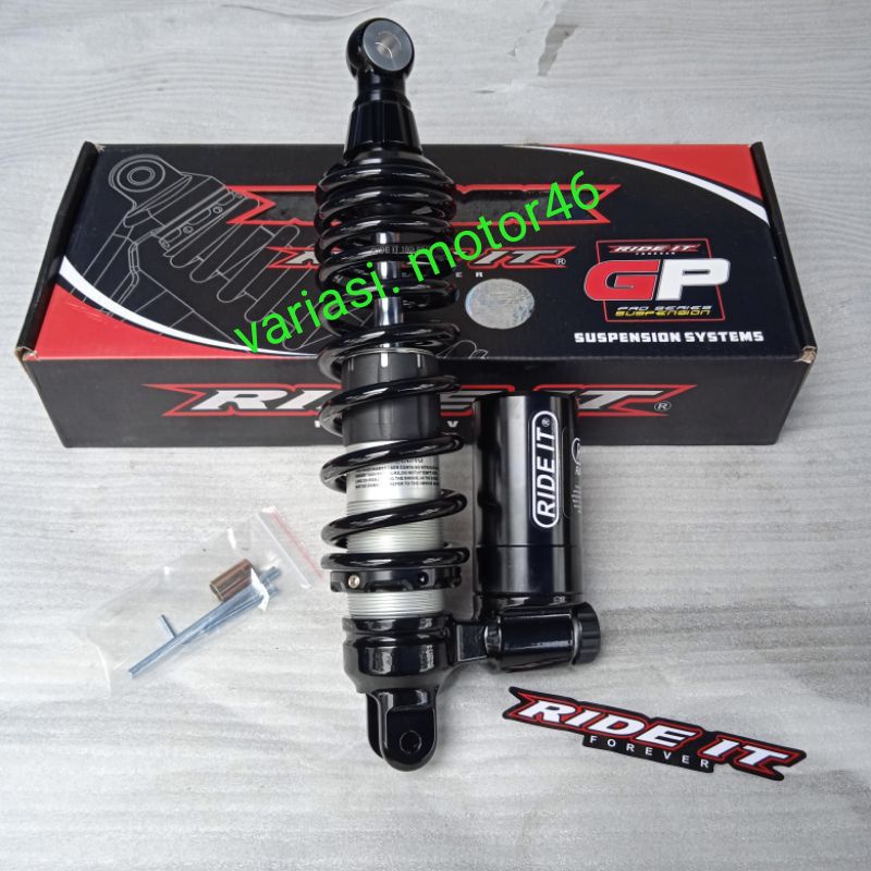 shock ride it gp ntr r1 310,330mm double click mio,beat,vario,genio,fino,lexi,scoopy,xeon dll
