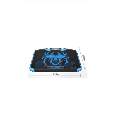 Coolingpad lampu biru coolingpad gaming / coolingpad gaming lampu  / coolingpad lampu biru /fan laptop kipas laptop bagus murah/ kipas laptop gaming