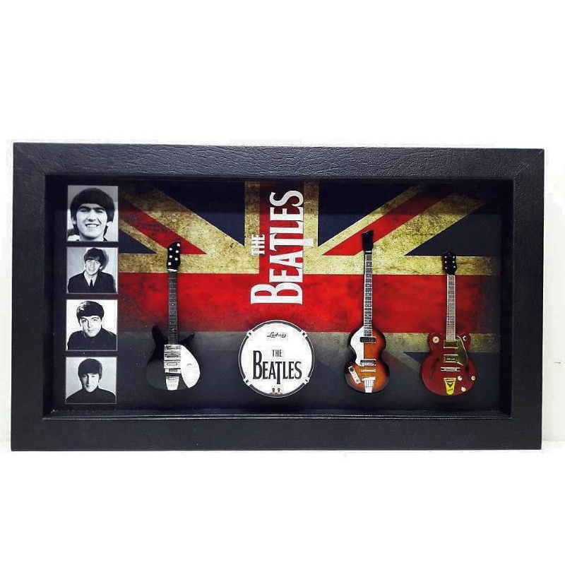 Pigura musik 3D the beatles
