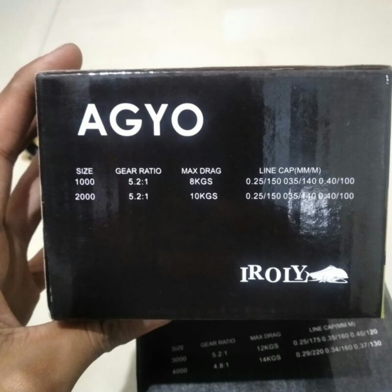 Reel Spinning Iroly agyo 4000