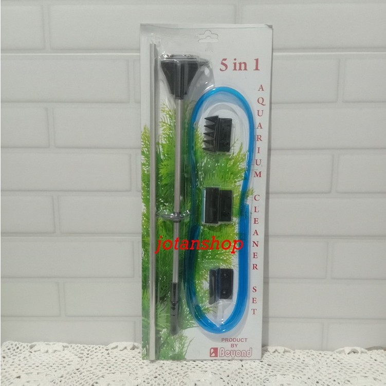 Beyond ALGAE Scraper 5 in 1 tongkat Pembersih lumut Kaca Aquarium Aquascape cleaner set 5in1