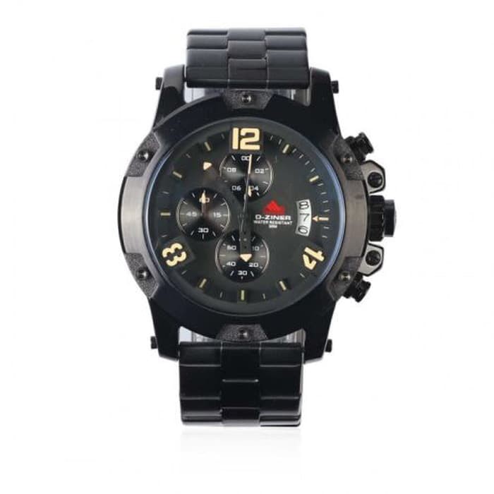 Jam Tangan Pria D Ziner DZ 9037 Rantai Hitam Terbaru Terbaru 2019