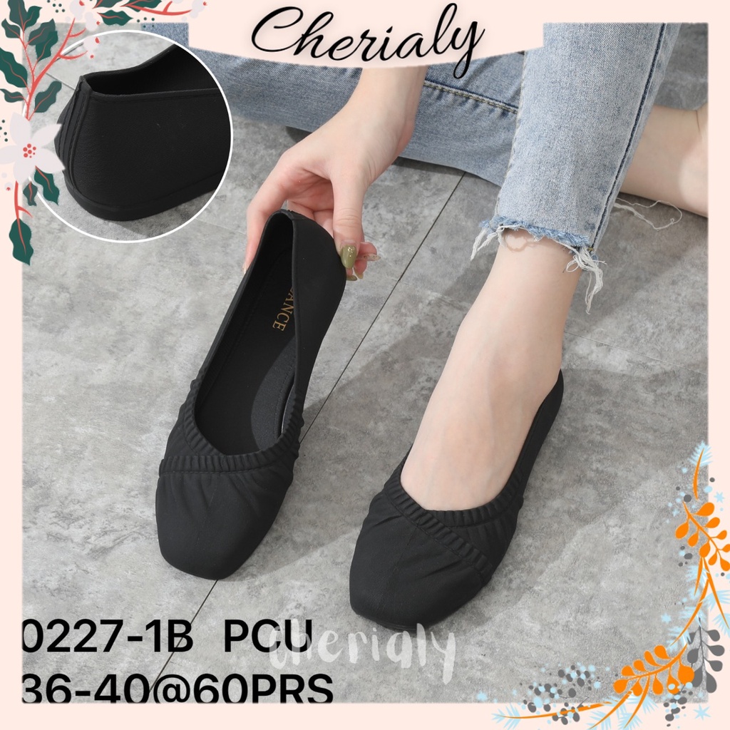 BALANCE Sandal Flatshoes Jelly Wanita Model Serut Import Bahan Karet PVC Halus Lentur Empuk Elastis 0227