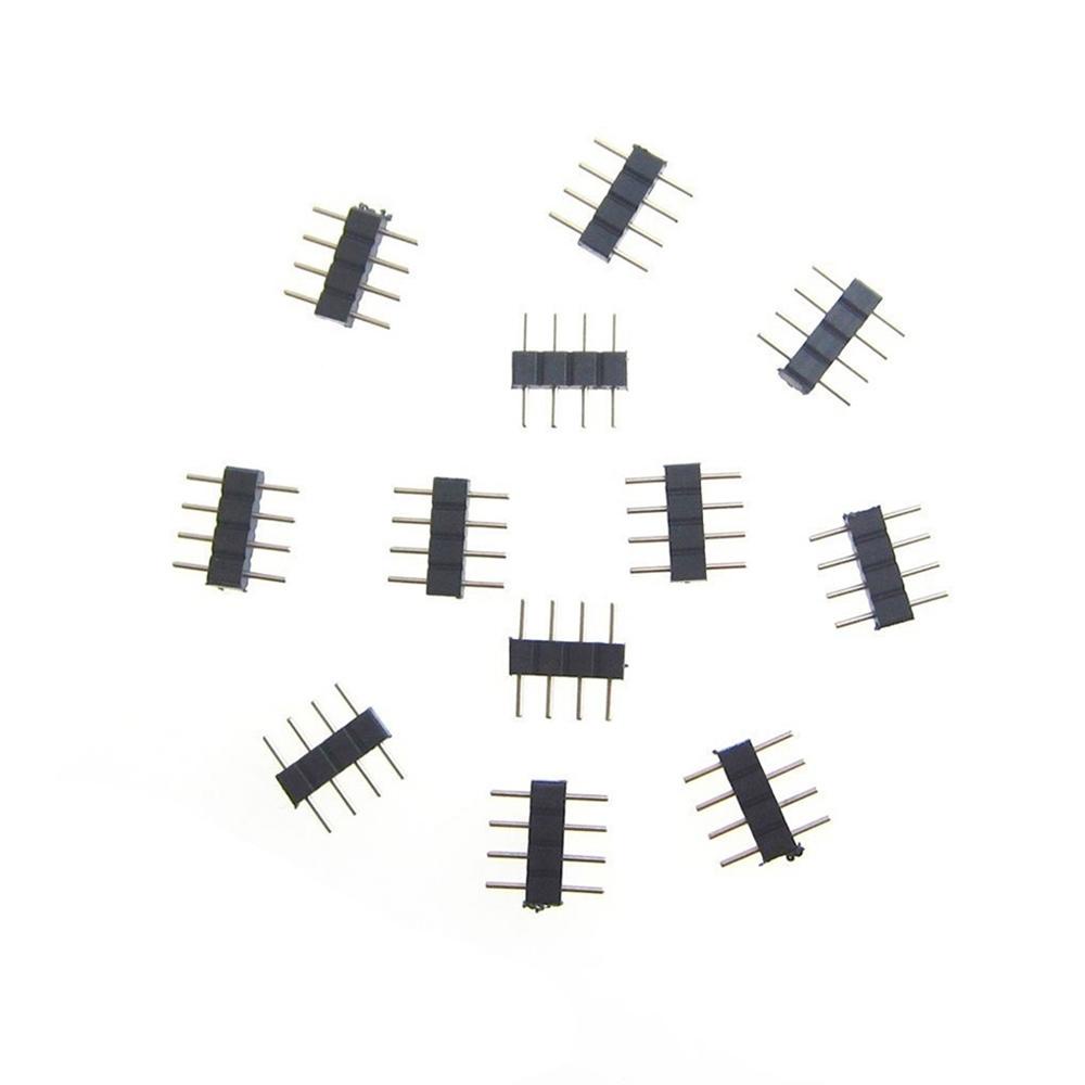 Nickolas1 Konektor Led Male Tipe Produk EL Jarum 5Pin Double Insert Jarum 4Pin Konektor RGB Lampu Led Strip