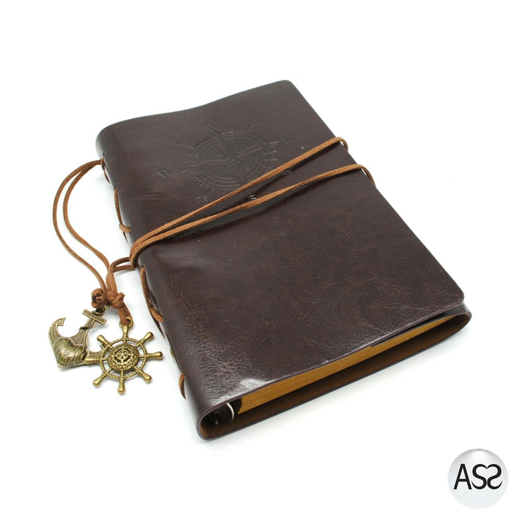 ASS Shop - Buku Catatan Binder Kulit Retro Pirate - 8005