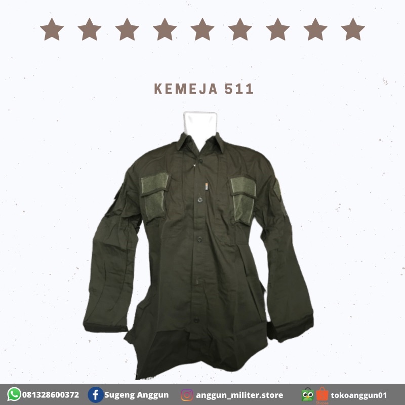 Download Kemeja Tactical 511 Panjang Premium Kemeja Outdoor Kemeja Lapangan Shopee Indonesia