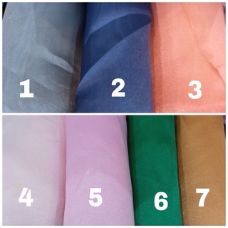 [SALE] Organza polos / kain organza