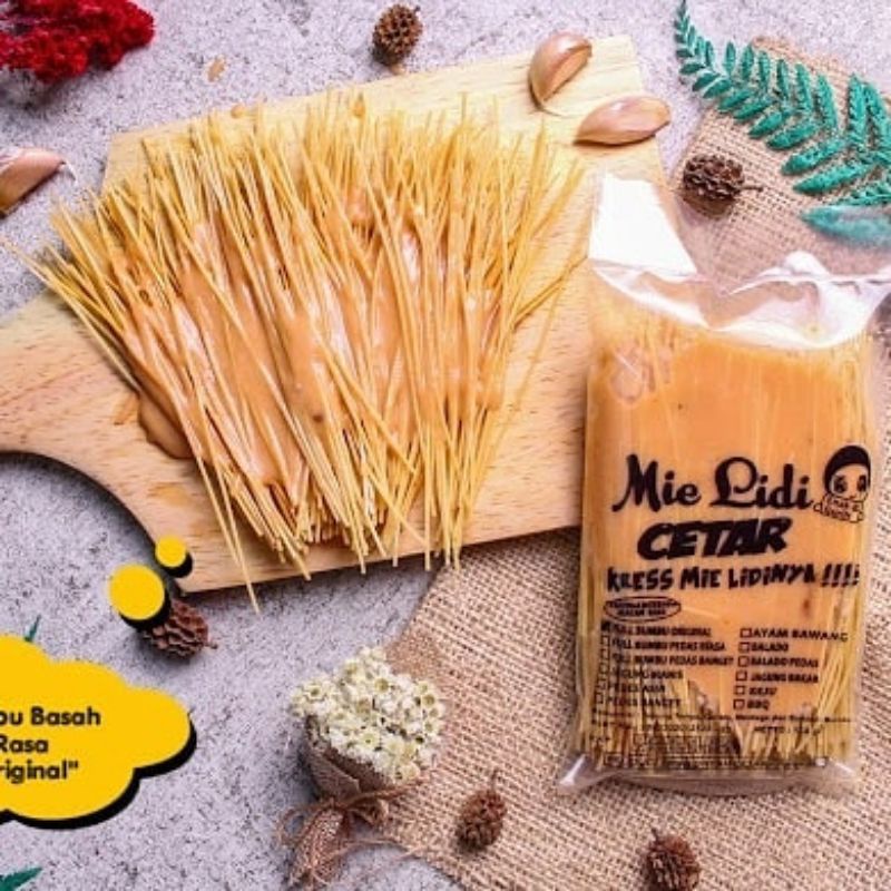 

MIE LIDI CETAR/FULL BUMBU PEDAS BIASA (BASAH)