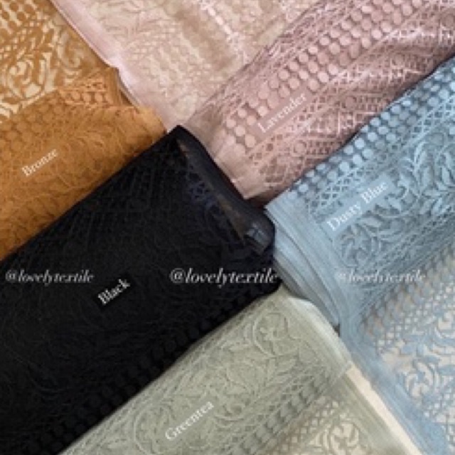 Kain Kebaya Brokat Kain Brokat Salur Ziggy