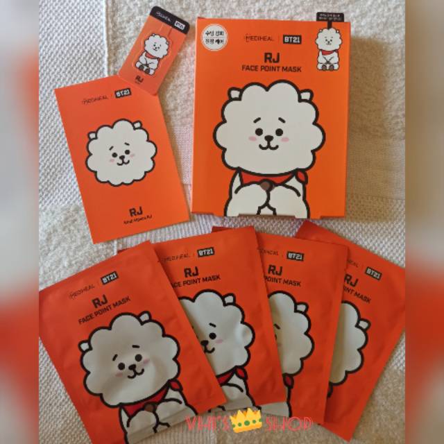 Download Official Bt21 X Mediheal Rj Face Point Mask Shopee Indonesia PSD Mockup Templates