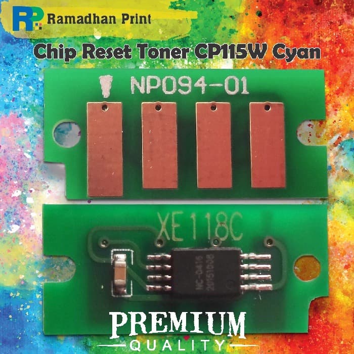 Chip CT202264-Xerox DocuPrint CP115 CP116 CP225 CM115 CM225 Cyan