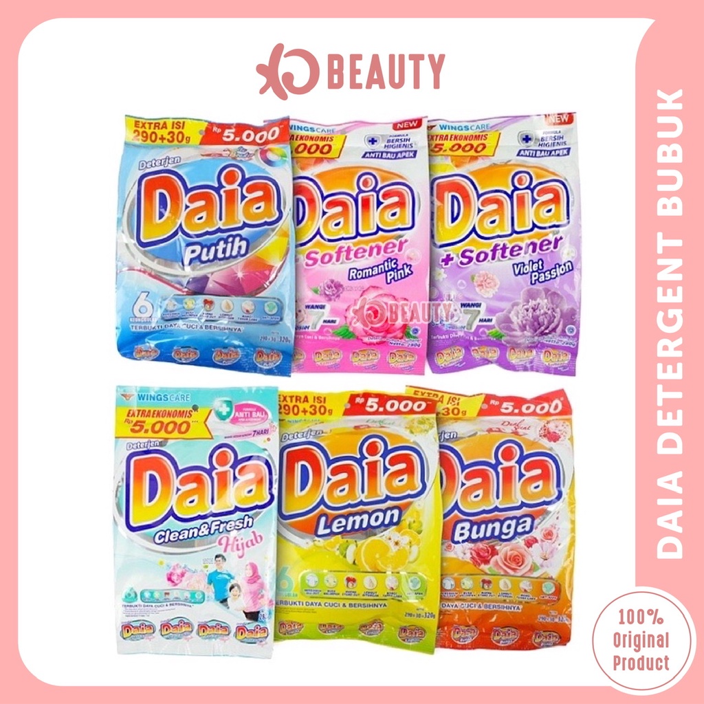 Jual Daia Deterjen Bubuk Gr Shopee Indonesia