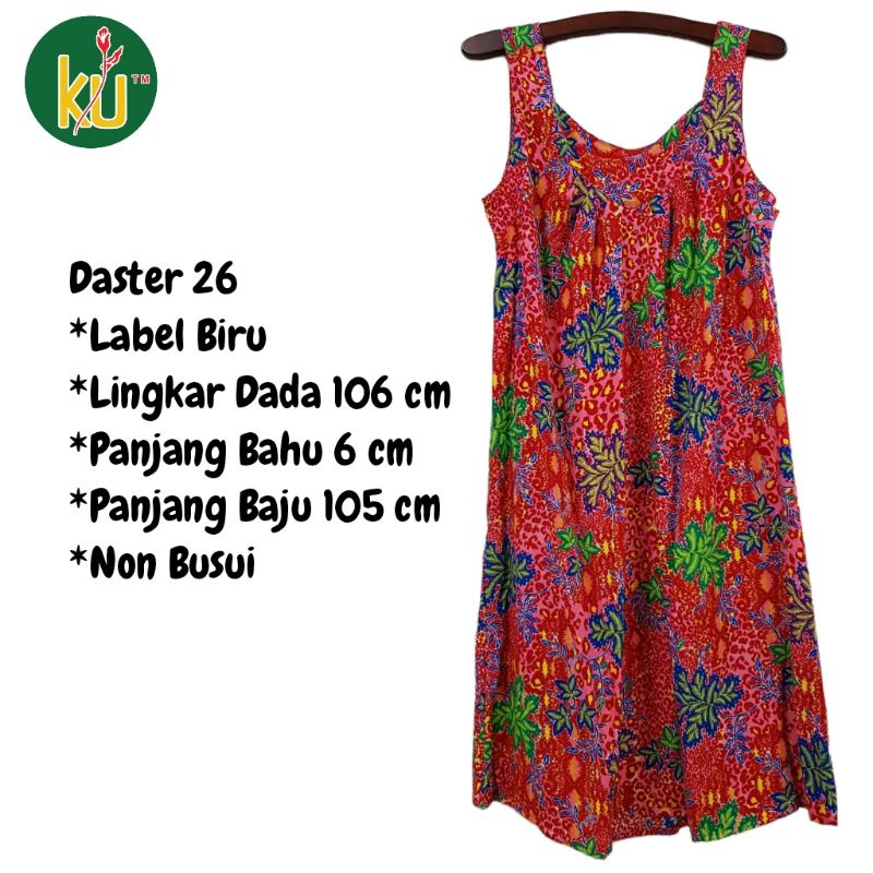 Kencana ungu daster yukensi Daster tanpa lengan