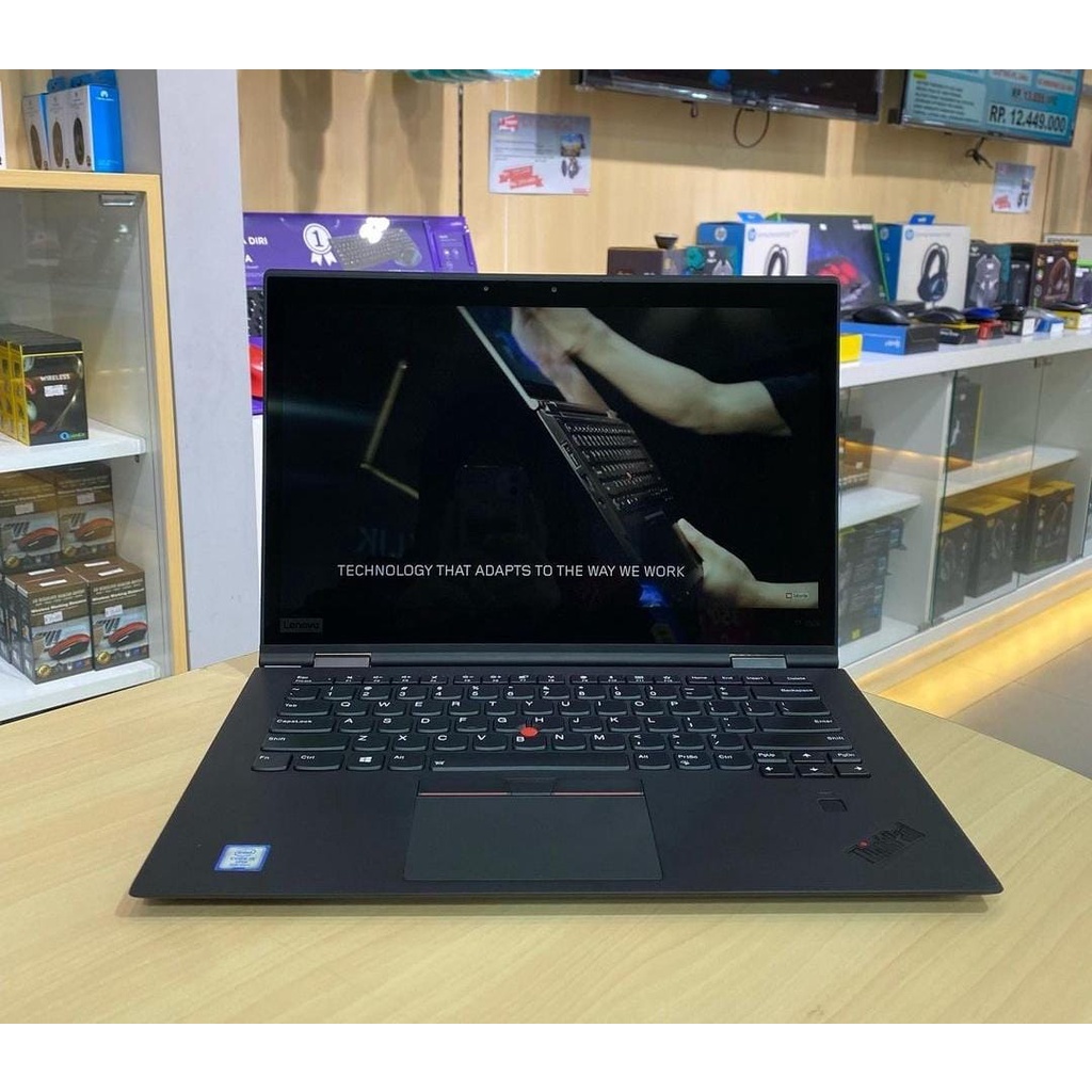 Laptop Touchscreen Lenovo ThinkPad X1 YOGA X360 2in1 INTEL i5 8250u RAM 8GB SSD 512GB FHD IPS 14 WINDOWS 10 PRO ORIGINAL BERGARANSI