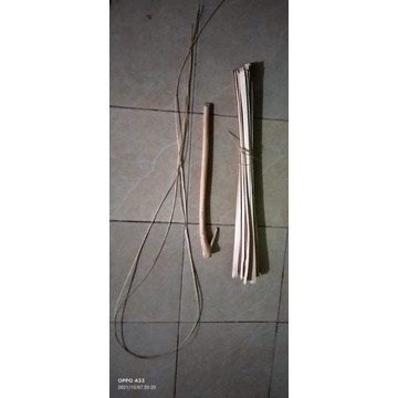 paket bahan kerajinan / bahan prakarya tugas sekolah /kipas lipat/suvenir  kipas bambu /anyaman dll