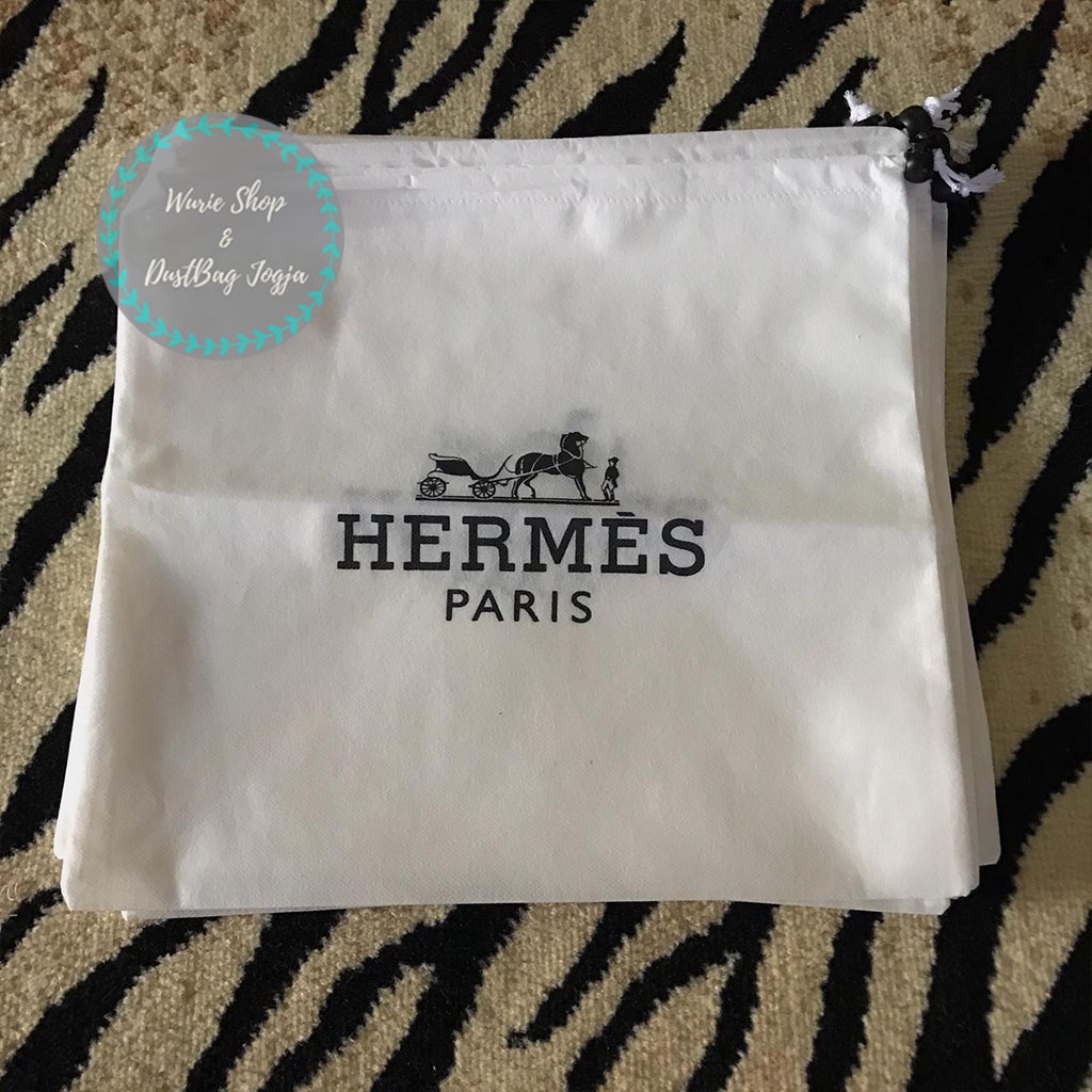 HERMES DustBag Pengganti Sarung Tas Pelindung Debu Serut Dust Bag DB Branded