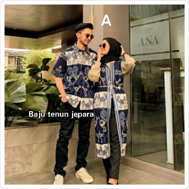 Couple tenun jepara original tenun baju tenun jepara CP19