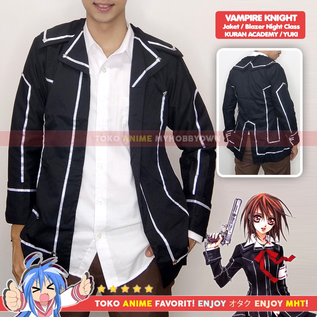 Blazer Jaket Anime Gakuran Vampire Knight Cross Academy Yuki Kuran