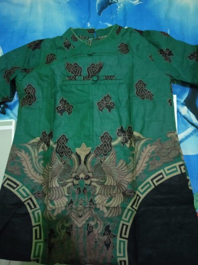 Atasan Tunik Batik Wanita Kembang Kencono Tb0002sb