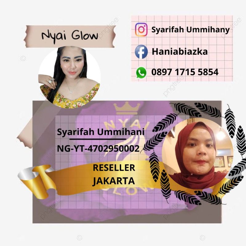 Lipmatte nyai glow skincare produk ori 100%