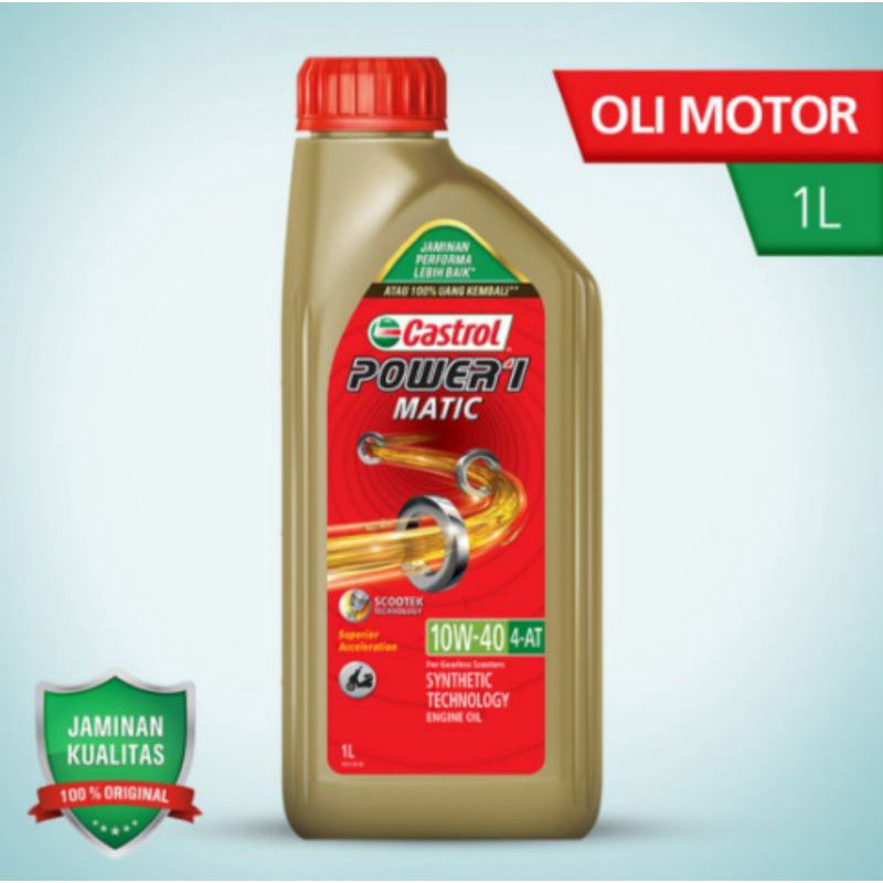 Oli Castrol Power 1 Matic 10W-40 1L original