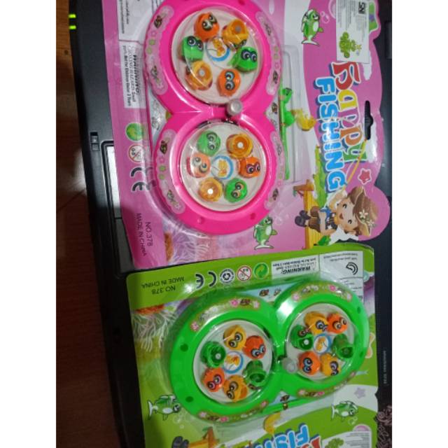 Pancing Pancingan Ikan Magnet Mini Berputar Fishing Game